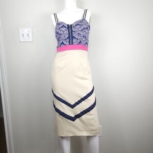 NWT Young Threads Uptown Front Open  Dress Size S